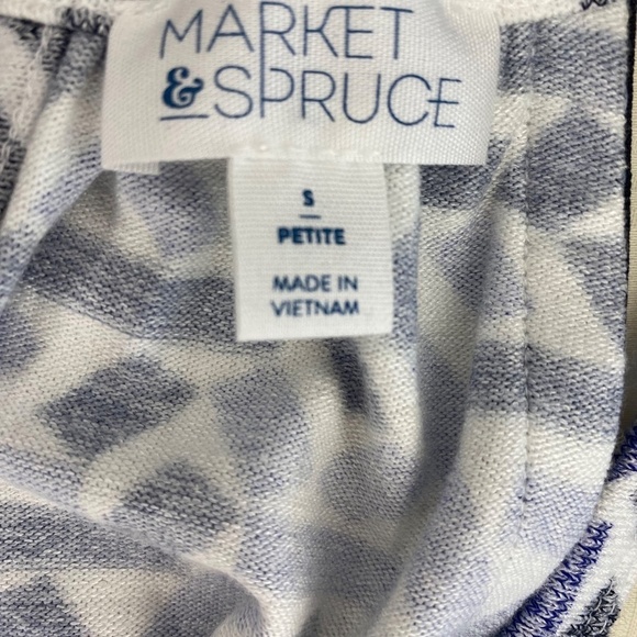 NWOT Market & Spruce Journey Knit Halter Sleeveless Stretch Dress Small Petite - Picture 5 of 7